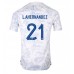 Frankrike Lucas Hernandez #21 Bortedrakt VM 2022 Korte ermer